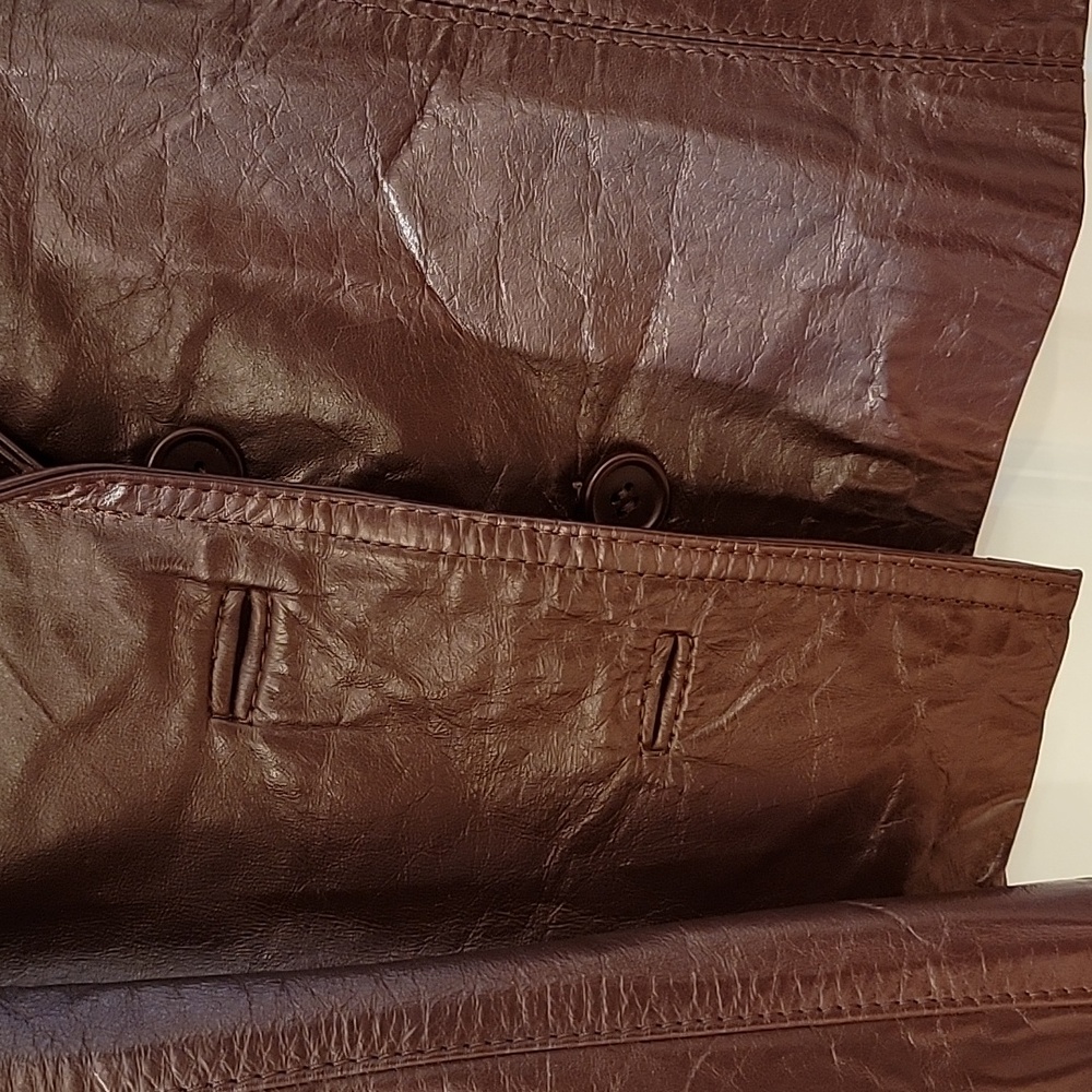 Vintage Winlit Leather‎ Jacket Women's Size 9 - Picture 3 of 8